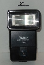 VIVITAR ZOOM THYRISTOR 3500 Shoe Mount camera Flash DM/M Nikon - £26.43 GBP