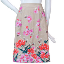 Lands End Women&#39;s Size 6 Petite, Stretch Midi Skirt, Floral - £15.79 GBP