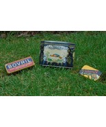 Antique 3 Tins Huntley &amp; Palmer Biscuit + Bovril + Victory-V _X-cellent ... - $1,862.48 MXN
