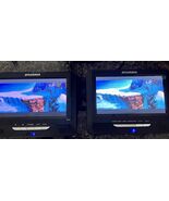 Sylvania SDVD9957 9” Dual Screen Portable Black DVD Player In Vehicle He... - €25,10 EUR