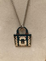 NWot COACH Handbags Purses charm key chain Keyring Necklace - £65.86 GBP