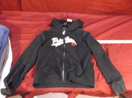 Polo J EAN S Co Ralph Lauren Zip Lightweight Black Hoodie Sweater M - £9.67 GBP