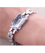 New anime Attack on Titan The survey corps Sign Bracelet Shingeki no Kyojin - £12.46 GBP