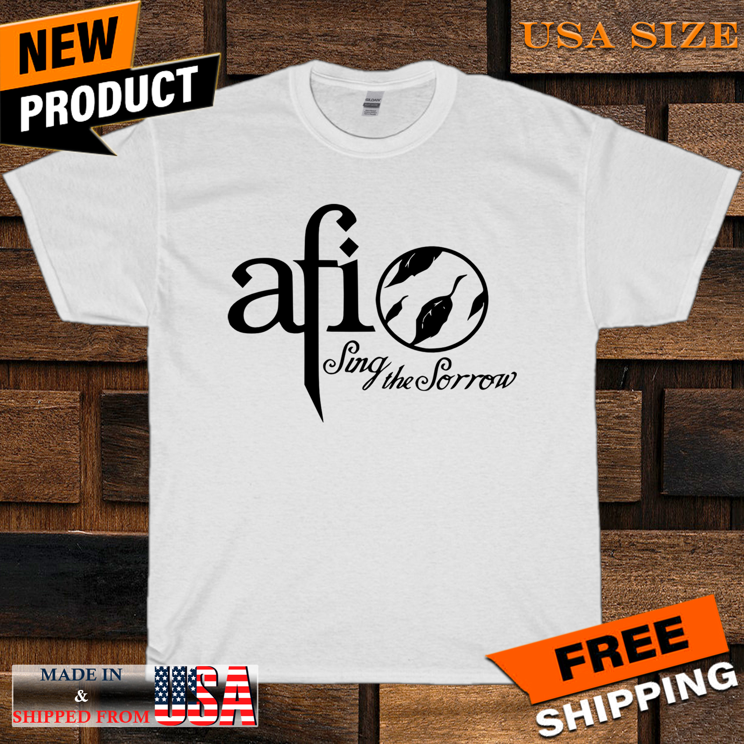 AFI-Sing the Sorrow T-Shirt All Size S to 5XL