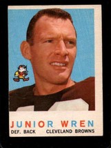 1959 Topps #169 Junior Wren Vgex (Rc) Browns *SBA12031 - £0.77 GBP