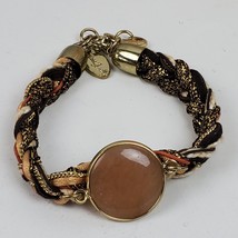 Vintage Earthy Laura Janette Braided Bracelet 9.5 Inch - £10.74 GBP