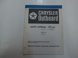 1981 Chrysler Fueraborda 15 HP 152 H1G B1G Partes Catalog Manual Escritura Ob - £15.74 GBP