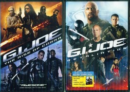 G.I. JOE 1+2: Rise of Cobra+Retaliation-Channing Tatum-Dwayne Johnson- NEW 2 DVD - £19.66 GBP