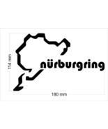 Nurburgring Sticker Vinyl Decal Many Colour   18cm x 11cm , 7 x 4.5 inch - $107.17 MXN