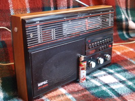 Lot 108 Vintage Soviet Ussr Veras Rp 225 Radio Mw Lw Ukw Sw Shortwave Radio 1990 - £79.32 GBP