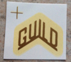 Guild decal in gold - $4.00