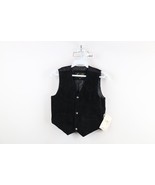 Deadstock Vintage 90s Scully Western Boys Medium Suede Leather Vest Jack... - $1,132.07 MXN