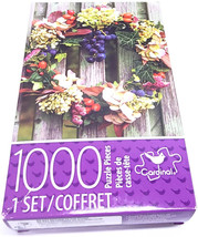 CARDINAL &quot;Beautiful Wreath&quot; 1000 Piece Jigsaw Puzzle (SEALED) - $8.90