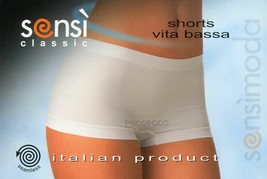 Shorts A Talle Bajo de Mujer sin Costuras de Microfibra Sensì Clásico Se... - $7.19