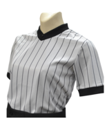 Smitty Women&#39;s Basketball &amp; Wrestling Officials Grey V-Neck Pinstripe BK... - $27.10 CAD