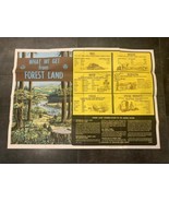 1968 WHAT WE GET FROM FOREST LAND 40&quot; x 28&quot; Folded POSTER - Gov Printing... - £19.02 GBP