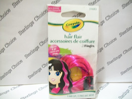 Crayola by Fing&#39;rs  Color Hair Flair - Berry Shimmer - £4.55 GBP