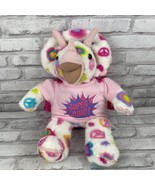 Build A Bear Workshop Plush Triceratops Dinosaur Rainbow With Shirt And ... - £12.50 GBP