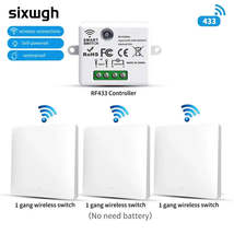 Smart Home Wireless Light Switches 433mhz - Voice Control via Google Alexa Apps - £13.78 GBP+