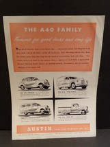 What America Likes About the Austin Devon Sales Brochure A40 Family 1950 - £35.30 GBP