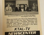 News Center 6 KYAL Tv Guide Print Ad Pennsylvania Ark-La-Tex TPA12 - £4.66 GBP
