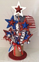 Patriotic Handmade Red, White, and Blue Arrangement - £15.14 GBP