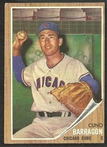 1962 Topps Baseball Card # 66 Chicago Cubs Cuno Barragon vg - $1.75