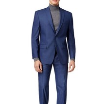 Andrew Marc Mens Slim Fit 40 Short Blue Two Button Suit Jacket NWT AY41 - £77.18 GBP