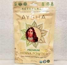 2 Pkgs - Aysha Premium Henna Powder 3.53oz/100g 100% Natural NEW! - £12.57 GBP