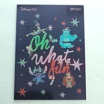 Oh What Fun 2023 Epoch Disney 100 Premier Merry Xmas Collection Foil Card #42 - £6.96 GBP