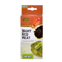 Zilla Incandescent Night Red Heat Bulb for Reptiles 100 Watt - £27.56 GBP