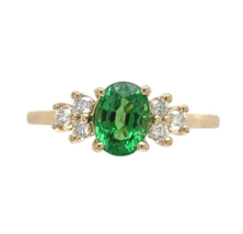 Authenticity Guarantee

14k Gold 1.11ct Tsavorite Green Genuine Garnet and .1... - $1,311.75