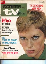 Screen And TV-Mia Farrow-Monkees-Michael Caine-Patty Duke-Jan-1968 - £45.25 GBP
