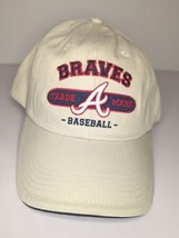 Atlanta Braves Cap Hat Strapback Embroidered Twins Enterprise Ivory Base... - £15.59 GBP