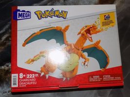 MEGA Pokémon Building Toy Kit Charizard Action Figure Building Set (222 ... - $22.50