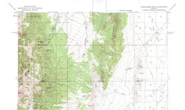 Cockalorum Wash Quadrangle Nevada 1956 Map Vintage USGS 15 Minute Topographic - £13.50 GBP