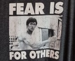 Bruce Lee -Fear Is For Others  Photo Men&#39;s T-shirt Size XL - £14.03 GBP