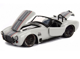 1965 Shelby Cobra 427 S/C Grey 1/24 Diecast Car Jada - £30.43 GBP