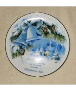 VTG Chara Christmas 1978 8 Inch Plate American Watercolor I Heard the Bells - $9.99