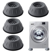4 Pack Washing Machine Non-slip Feet Pad Vibration Damper Rubber Foot Pad - £11.77 GBP