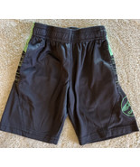 Jurassic World Boys Gray Green Athletic Shorts Pockets 4-5 - £5.00 GBP