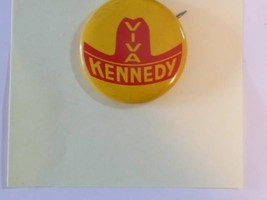 Kennedy Sombrero Hat  1 3/8&quot; pinback - £11.98 GBP