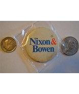 Nixon &amp; Bowen  15/8&quot;  Pinback Botton Badge - £4.71 GBP