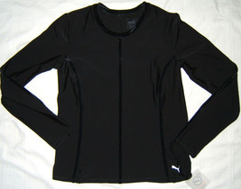 PUMA Womens Long Sleeve Active Top Black Shirt Dry Cell Size XL - £15.68 GBP