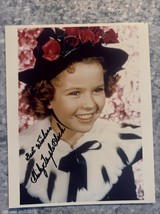 Original 8 X 10 Photograph Autographed By Shirley Temple Black Authentic - $113.85