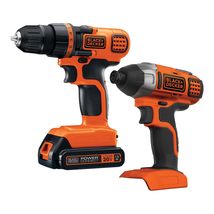 BLACK+DECKER 20V MAX Cordless Drill and Impact Driver, Power Tool Combo ... - £99.80 GBP