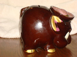Japanese Redware Piggy Bank - £31.98 GBP