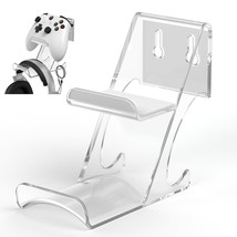 Controller And Headphone Wall Mount Holder Stand With Cord Hanger For Ps... - £23.50 GBP