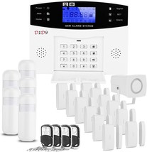 D1D9 Home Alarm System Wireless Built In Antenna Scare Burglar Away For Diy Gsm - £145.45 GBP
