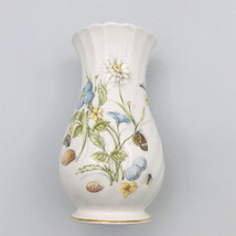 Aynsley Nature&#39;s Delights Floral Vase w/ Insects, Shells &amp; Butterfly&#39;s 6.25&quot; T - £18.43 GBP